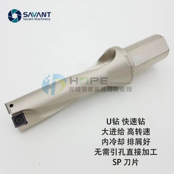 Savantec 2D-5D Высокая рабочая эффективность индексируемая сверлочка CNC Machine Center Fast U Drill